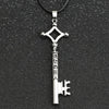 Attack On Titan Necklace Eren Key Shingeki No Kyojin Pendant  Vintage Retro Anime Jewelry For Men Cosplay