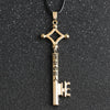Attack On Titan Necklace Eren Key Shingeki No Kyojin Pendant  Vintage Retro Anime Jewelry For Men Cosplay