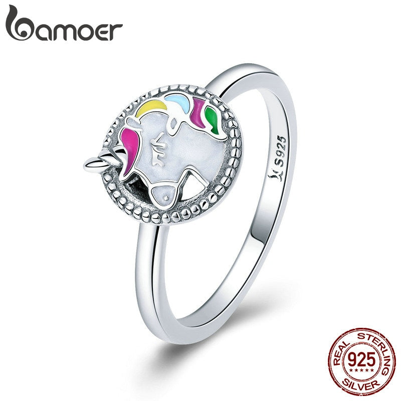 Trendy 925 Sterling Silver Colorful Animal Finger Rings for Women Fashion Wedding Engagement Ring Jewelry S925 SCR388