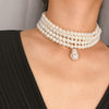 Baroque Abnormity Pearl Necklace  European American Style Personality Chain Of Clavicle Ms Travel Wedding Accessories