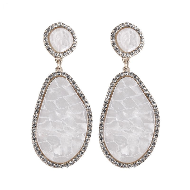 Fashion Jewelry Cute Women Bohemian Resin Drop Earrings Jewelry Earring Charm Dangle Pendant Wedding Statement Earring