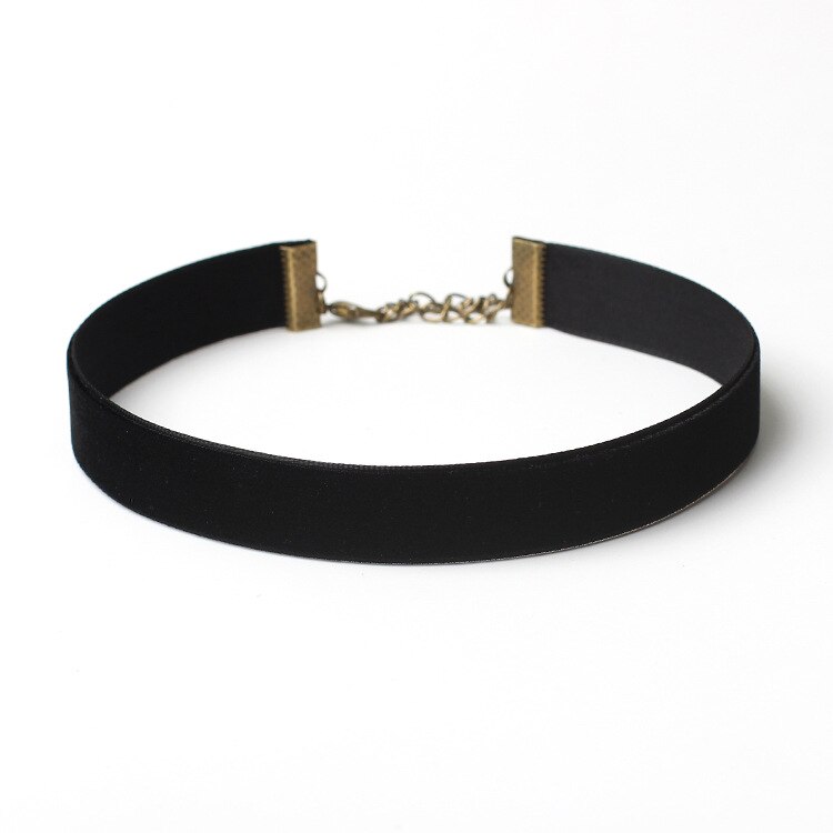 Black Punk Gothic Chokers Necklaces for women Flower Velvet Lace Chokers Lady Geometric Collar Necklaces Pendant Jewelry