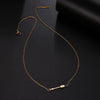 CACANA Stainless Steel Necklace For Women Man Lucky Love Arrow Pendant Choker Necklace Engagement Jewelry