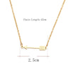 CACANA Stainless Steel Necklace For Women Man Lucky Love Arrow Pendant Choker Necklace Engagement Jewelry
