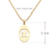 CACANA Stainless Steel Necklace For Women Man Thinking Cat Pendant Choker Necklace Engagement Jewelry