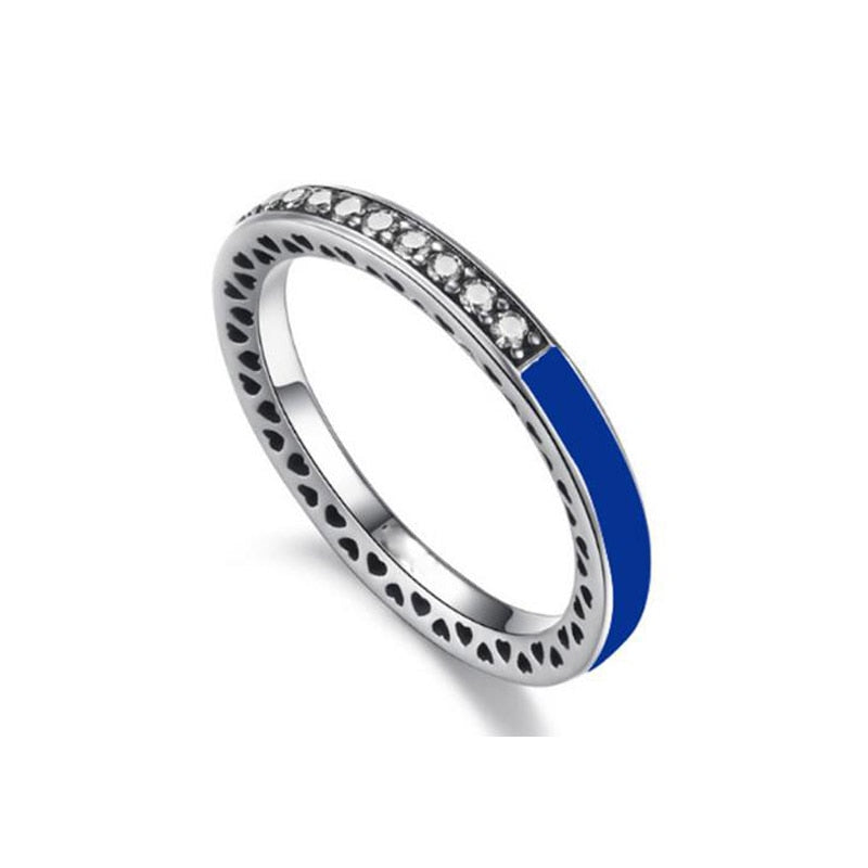 CHIELOYS 2022 Multicolor Zirconia Party Women Engagement Ring With 7 Colors Crystal Wedding Rings For Lady Jewelry