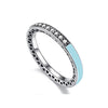 CHIELOYS 2022 Multicolor Zirconia Party Women Engagement Ring With 7 Colors Crystal Wedding Rings For Lady Jewelry