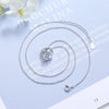 Cat Moon Pendants And Necklaces 925 Stamp Silver Color Zircon Necklace For Women  Wedding Jewelry 2022