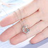 Cat Moon Pendants And Necklaces 925 Stamp Silver Color Zircon Necklace For Women  Wedding Jewelry 2022