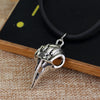 Cosplay Movie Jewelry Vintage Bird Skull Pendant Raven Bellatrix Crow Lestrange Necklace Gothic Style for Men Women Gift