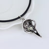 Cosplay Movie Jewelry Vintage Bird Skull Pendant Raven Bellatrix Crow Lestrange Necklace Gothic Style for Men Women Gift