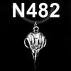 Cosplay Movie Jewelry Vintage Bird Skull Pendant Raven Bellatrix Crow Lestrange Necklace Gothic Style for Men Women Gift