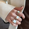 Crystal Ring  Gold Colour Finger Rings Engagement Vintage Jewelry And Accessories Offers With  GaaBou