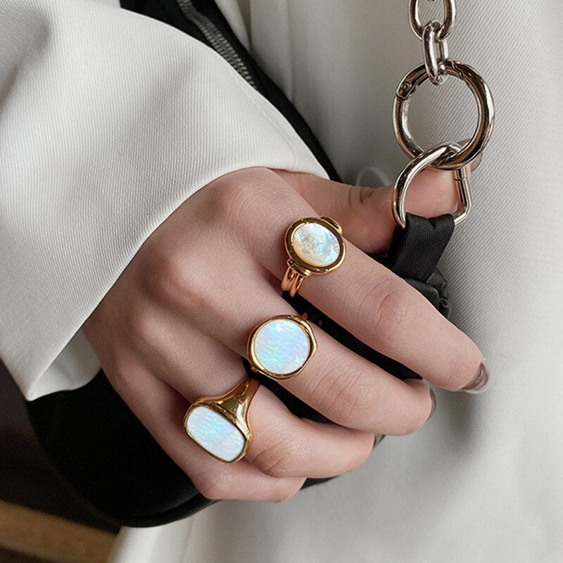 Crystal Ring  Gold Colour Finger Rings Engagement Vintage Jewelry And Accessories Offers With  GaaBou