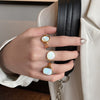 Crystal Ring  Gold Colour Finger Rings Engagement Vintage Jewelry And Accessories Offers With  GaaBou