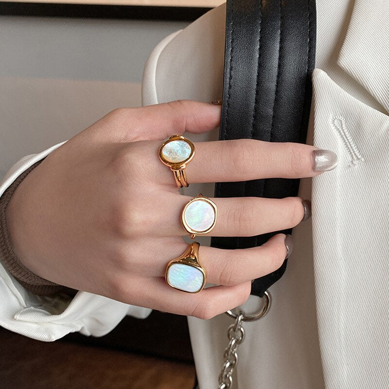 Crystal Ring  Gold Colour Finger Rings Engagement Vintage Jewelry And Accessories Offers With  GaaBou