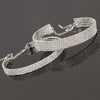 Cute Female Crystal White Rhinestone Necklace Wedding Jewelry Silver Color Choker Necklaces For Women