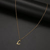 DOTIFI For Women A-Z Alphabet Letter Pendant Necklaces Personalization Stainless Steel Necklace Glamour Jewelry