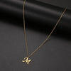 DOTIFI For Women A-Z Alphabet Letter Pendant Necklaces Personalization Stainless Steel Necklace Glamour Jewelry