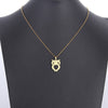 DOTIFI Stainless Steel Necklace For Women Man Lover's Owl Gold And Silver Color Pendant Necklace Engagement Jewelry