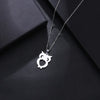 DOTIFI Stainless Steel Necklace For Women Man Lover's Owl Gold And Silver Color Pendant Necklace Engagement Jewelry