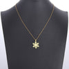 DOTIFI Stainless Steel Necklace For Women Man Lover's Snow Gold And Silver Color Pendant Necklace Engagement Jewelry