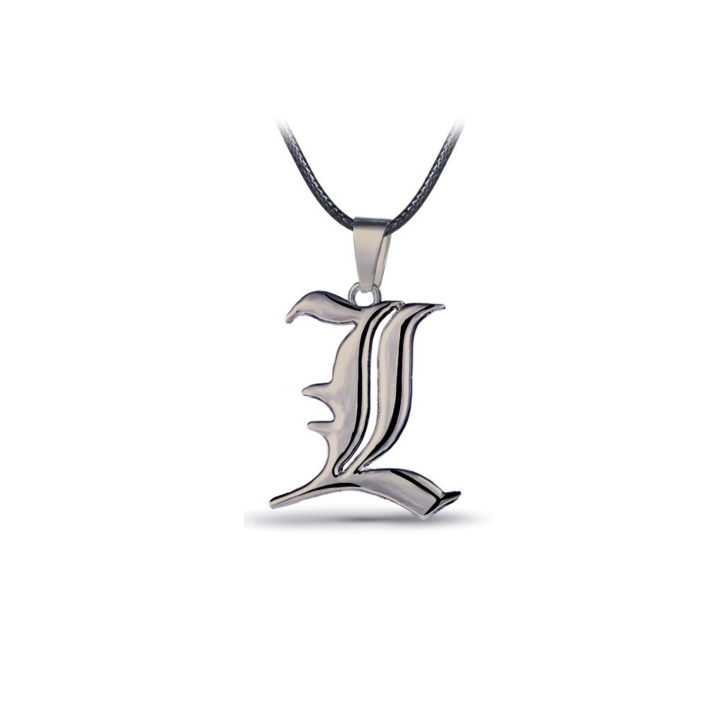 Death Note Double L Non-mainstream Necklace Smart Anime Jewelry Pendant Cosplay Unisex Accessories