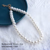 Elegant Imitation Pearl Choker Necklace for Women Big Round Pearl Wedding Necklaces Charm Party Wedding Jewelry Gifts