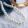 Elegant Imitation Pearl Choker Necklace for Women Big Round Pearl Wedding Necklaces Charm Party Wedding Jewelry Gifts