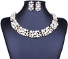 Beads Gold Chocker Collar Necklace For Women Wedding Accessories Simulated Pearl Necklaces Statement Jewelry Decoration