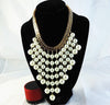 Beads Gold Chocker Collar Necklace For Women Wedding Accessories Simulated Pearl Necklaces Statement Jewelry Decoration