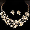 Beads Gold Chocker Collar Necklace For Women Wedding Accessories Simulated Pearl Necklaces Statement Jewelry Decoration