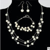 Beads Gold Chocker Collar Necklace For Women Wedding Accessories Simulated Pearl Necklaces Statement Jewelry Decoration