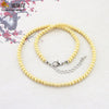 Glamour 4mm Imitation Round Pearl Choker Necklace 14 Styles Elegant Woman Girl Christmas Wedding Gift Jewelry 16inch