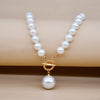 Simple Charming Pearls Strand Beads Neck Chain For Women Exquisite Sweet Choker Femme Wedding Party Dangle Drop Necklace