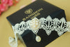 Vintage Sweet Lolita Imitation Pearl White Lace Choker Necklaces Bridal Jewelry For Women Wedding Party FY-122