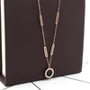 Women Necklace Stainless Steel Black White Shell Necklaces With Roman Numeral  Women Wedding Jewelry Collars N078