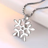 Women's Snowflake Leaf Pendants And Necklaces 925 Stamp Silver Color Wedding Jewelry For Women 2022  GaaBou