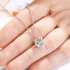 Zircon Square Pendants And Necklaces For Women 925 Stamp Silver Color Wedding Party Female Jewelry Gift