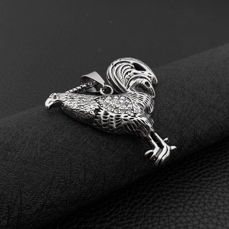 punk style mask men's pendant titanium steel hanging neck jewelry student hipster sale