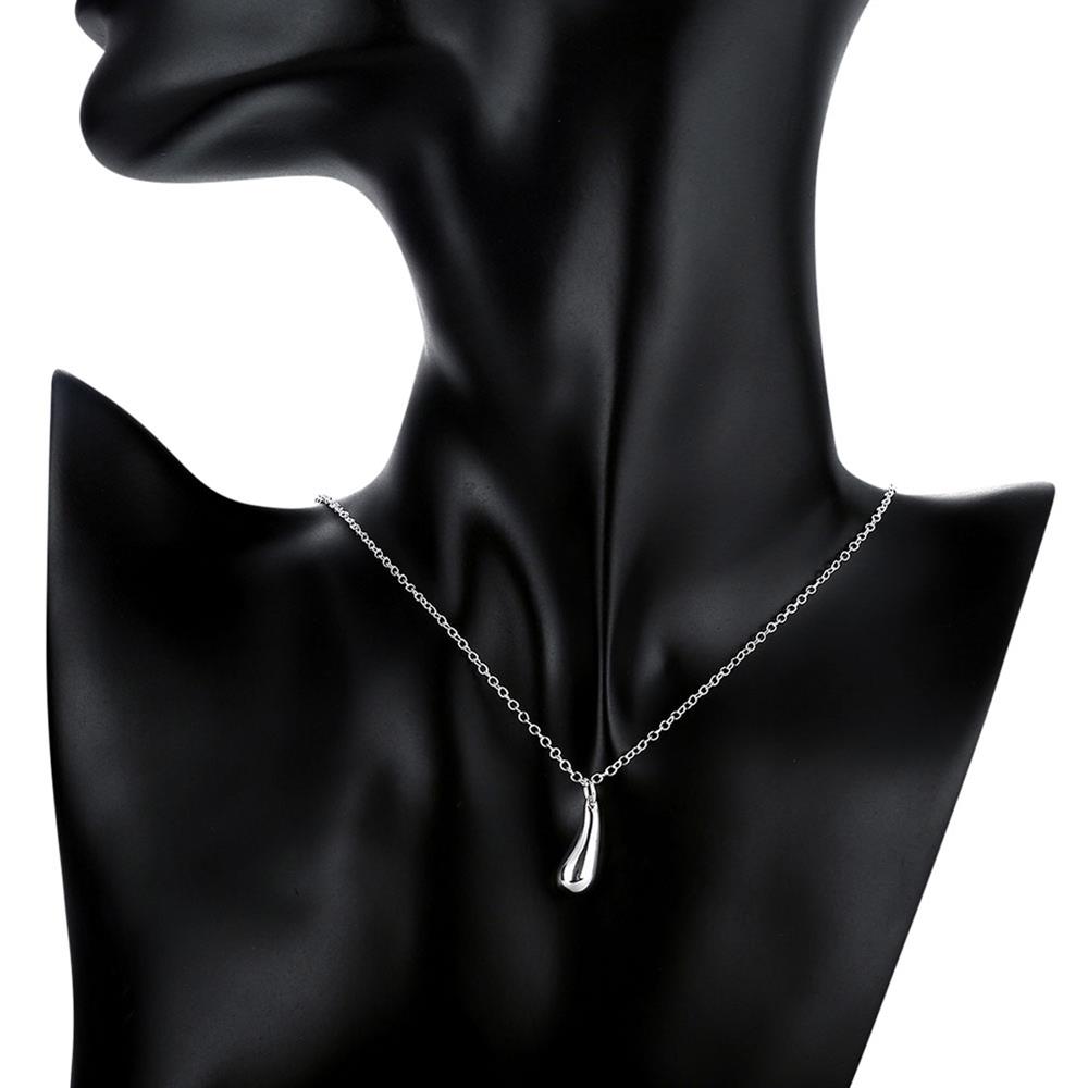 Fine Street 925 sterling Silver Water drop Pendant bangle Bracelet necklaces earrings rings for women Party Jewelry sets