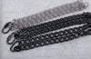 FishSheep Acrylic Black Chain Lock Pendant Necklace For Men Women Hip Hop Long Chain Buckle Necklace 2021 Jewelry