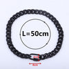 FishSheep Acrylic Black Chain Lock Pendant Necklace For Men Women Hip Hop Long Chain Buckle Necklace 2021 Jewelry