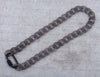 FishSheep Acrylic Black Chain Lock Pendant Necklace For Men Women Hip Hop Long Chain Buckle Necklace 2021 Jewelry