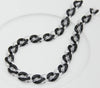 FishSheep Acrylic Black Chain Lock Pendant Necklace For Men Women Hip Hop Long Chain Buckle Necklace 2021 Jewelry