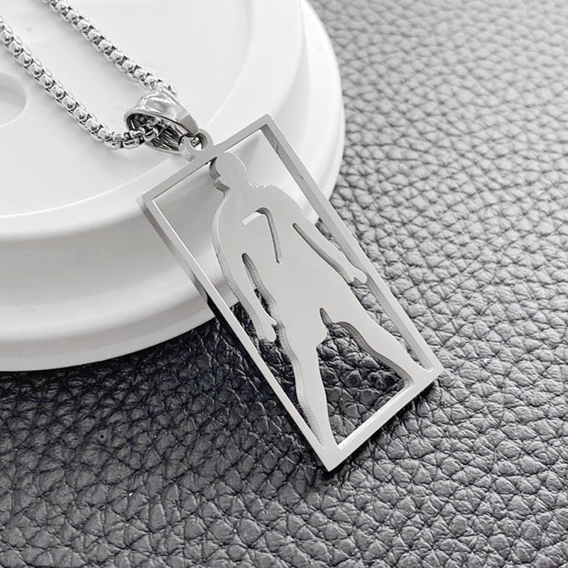 Football Soccer CR7 Cristiano Ronaldo Pendant Necklace Men Boy Children Fans Gift Necklaces Sporty Style Association Jewelry