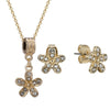 Gold Color Crystal Jewelry Sets NE+EA 20 Styles Fine Earrings Necklace Jewelry Set For Women Wedding Jewelry Dropshippig