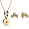 Gold Color Crystal Jewelry Sets NE+EA 20 Styles Fine Earrings Necklace Jewelry Set For Women Wedding Jewelry Dropshippig