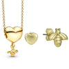 Gold Color Crystal Jewelry Sets NE+EA 20 Styles Fine Earrings Necklace Jewelry Set For Women Wedding Jewelry Dropshippig