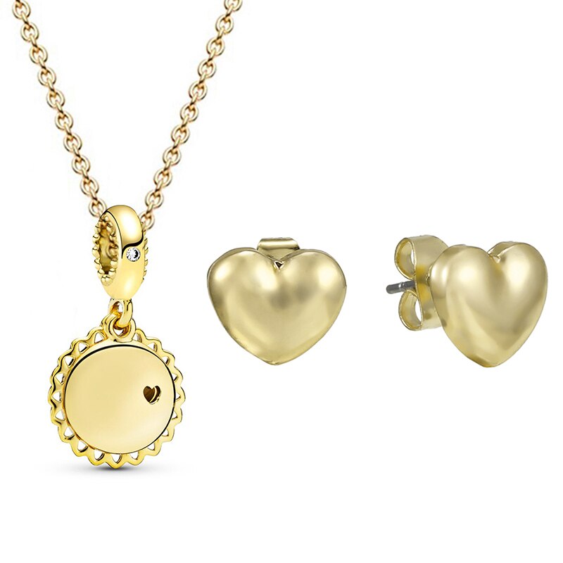 Gold Color Crystal Jewelry Sets NE+EA 20 Styles Fine Earrings Necklace Jewelry Set For Women Wedding Jewelry Dropshippig